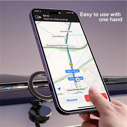 2025 new Foldable Sided Magnetic Phone Holder for Magsafe Gym Treadmill Universal Folding Car Holder Magnetic Smartphone Stand